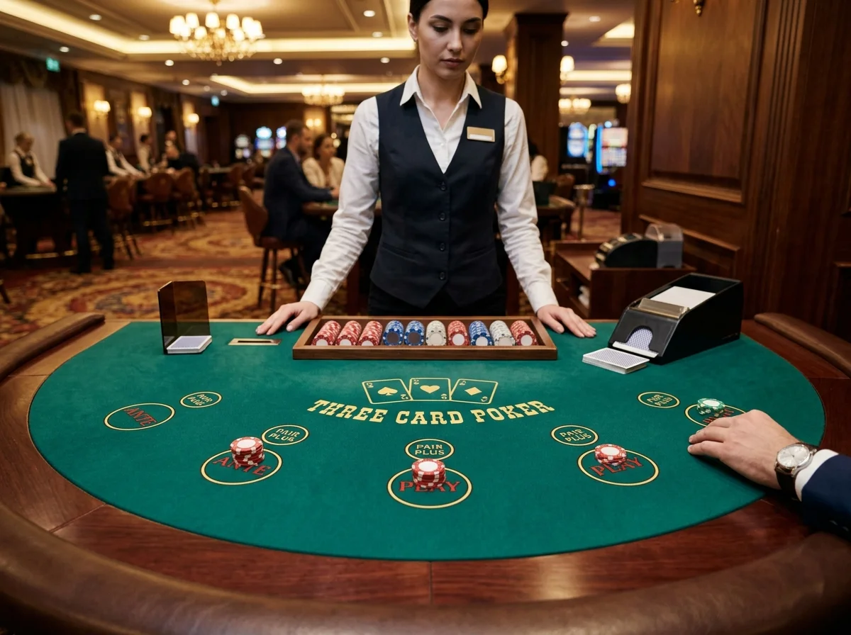 Three Card Poker at live blackjack australia