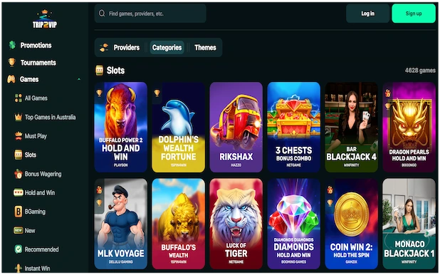 Trip2Vip Online Casino: Slots and Exclusive Games